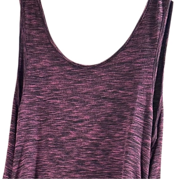 Liz Lange Maternity Sleeveless Purple Midi Dress Jersey Stretch Comfy - Picture 5 of 11